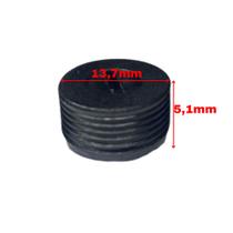 Tampa Porta Escova Carvão 13,7mm - Par