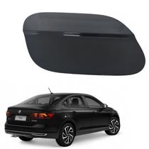 Tampa Portinhola Tanque Combustível Volkswagen Virtus Comfortline 2018 2019 2020 2021 2022 2023 2024 2025 2026 Preto Ninja Original