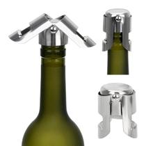 Tampa Pressao Vacuo Rolha Inox Para Garrafa Champagne Vinho