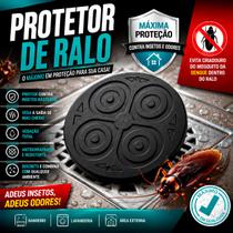 Tampa Protetor de Ralo Borracha Redondo Anti Inseto Mal Cheiro Banheiro Cozinha