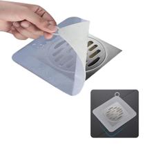 Tampa Protetora de Ralos 100% Silicone Transparente P/ Cozinha Banheiro Evita Mau Cheiro Baratas