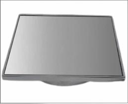 TAMPA PROTETORA INOX 304 2mm E BASE ALUMINIO 10X10 POLIDO