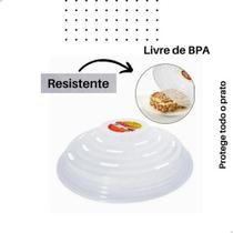 Tampa Protetora Microondas Bpa Free Alimento Comida Cozinha