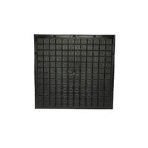 Tampa Pvc para Caixa de Esgoto e Passagem 25x25 Com Aro Simples - Unitário