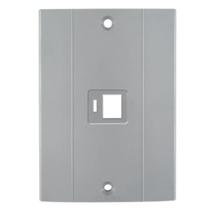 Tampa PVC Para Condulete 3/4" 2 Postos RJ11 Cinza TRAMONTINA Tampa PVC Para Condulete 3/4" 2 Postos RJ11 Cinza TRAMONTINA