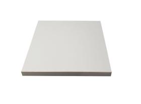 TAMPA QUADRADA EM MDF BRANCO FILETADA 4 LADOS 385 X 385 (40x40)