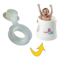 Tampa Ralo Banheira Babytub Ofuro para Reposição Transparente