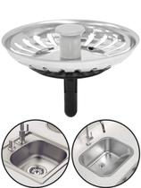 Tampa Ralo De Pia Cuba Válvula 4 1/2 Em Aço Inox Original Tramontina P/ Cozinha E Tanque