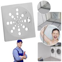 Tampa Ralo Grelha Quadrado 15cm Inox Abre/ Fecha Rotativo Tampa Ralo Grelha Quadrado 15cm Inox Abre/ Fecha Rotativo