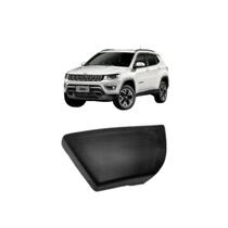 Tampa Reboque Para-choque Dianteiro Preto Jeep Compass 2017 a 2020
