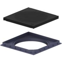 Tampa Reforçada Com Suporte Quadrada Para Caixa Gordura Inspeção PVC Cinza Preta Água Esgoto Tigre Tampa Reforçada Com Suporte Quadrada Para Caixa Gordura Inspeção PVC Cinza Preta Água Esgoto Tigre