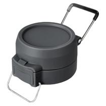 Tampa Reposição Quick Flip Kit 2 Cores Cinza Vedação Anti-Vazamento Durável