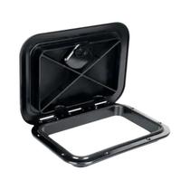 Tampa Retangular Branca E Preta Para Acesso Ao Convés De Barco Marítimo 10.63x14.76 - Peças E Tampa Retangular Branca E Preta Para Acesso Ao Convés De Barco Marítimo 10.63x14.76 - Peças E