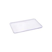 Tampa Retangular enCaixa em Poliestireno Transparente T6 21,9x14,6x0,85cm - Plasutil
