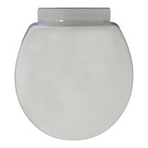 Tampa Sanitario Convencional Oval Fechamento Suave Branco