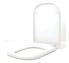 Tampa Sanitário Quadrado Cor Branco Resistente Confortavel Tampa Sanitário Quadrado Cor Branco Resistente Confortavel