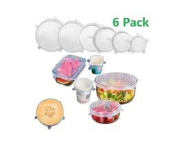 Tampa Silicone Ajustável Universal Reutilizável 6pçs 867