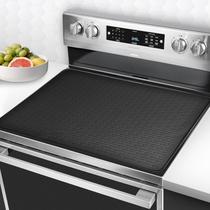 Tampa superior do fogão Awgssifum Silicone 71x51 cm preta