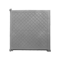 Tampa Tampão Chão Articulado Ferro Cadeado Cisterna 40x40cm