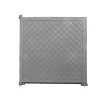 Tampa Tampão Chão Articulado Ferro Cadeado Cisterna 50x50cm