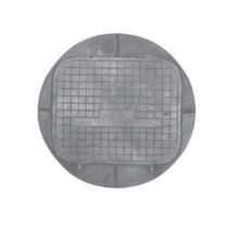 Tampa Tampão Chão Articulado Redondo 000208-JDL para Caixa de Passagem Ferro Fundido 51x42cm