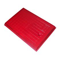 Tampa Tampão Chão Tampão 40x60 Incêndio Articulado Caixa Passagem Vermelho GDA Industria Tampa Tampão Chão Tampão 40x60 Incêndio Articulado Caixa Passagem Vermelho GDA Industria