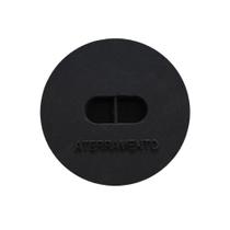 Tampa Tampão de Chão Aterramento Liso Ferro Fundido 30cm Preto Tampa Tampão de Chão Aterramento Liso Ferro Fundido 30cm Preto