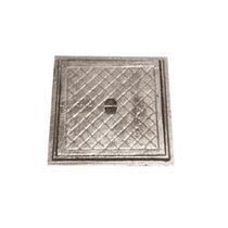 Tampa Tampão de Chão Simples Ferro Fundido Inspeção 40x40cm