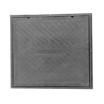 Tampa Tampão de Chão Simples Ferro para Aterramento 25x25cm