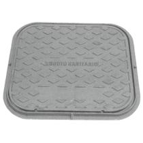 Tampa Tampão De Chão Simples T33 Ferro Passagem 48x54cm Tampa Tampão De Chão Simples T33 Ferro Passagem 48x54cm