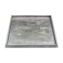 Tampa Tampão Rebaixado para Cerâmica Vedação Borracha 60x60cm Alumínio Fundido GDA Industria Tampa Tampão Rebaixado para Cerâmica Vedação Borracha 60x60cm Alumínio Fundido GDA Industria
