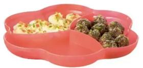 Tampa Tigela Floresta 5,6L Coral (serve como petisqueira) Tupperware