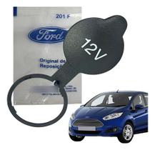 Tampa Tomada De Força (12v) Ford New Fiesta 13/17 - Original Tampa Tomada De Força (12v) Ford New Fiesta 13/17 - Original