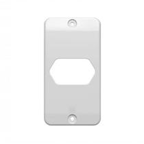 Tampa Tomada Hexagonal Horizontal Condulete 1" Branco