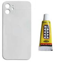 Tampa Traseira De Vidro Para ip 11 Branco Cola 3ml Tampa Traseira De Vidro Para ip 11 Branco Cola 3ml