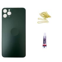 Tampa Traseira De Vidro Para ip 11 Pro Verde Cola 3ml