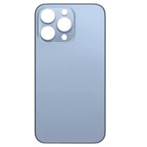 Tampa Traseira De Vidro Para ip 13 Pro Mx Azul