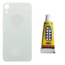 Tampa Traseira De Vidro Para ip Xr Branco Cola 3ml Tampa Traseira De Vidro Para ip Xr Branco Cola 3ml