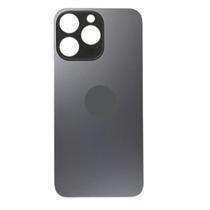 Tampa Traseira De Vidro Para iPhone 15 Pro Preto