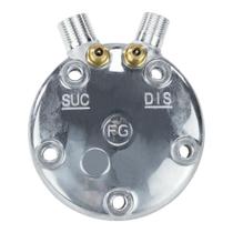 Tampa Traseira Para Compressor 5H14/508 Saida Vert 8/10 (C/V