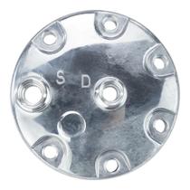 Tampa Traseira Para Compressor Sanden 7H15 Saida Hrz 8X10