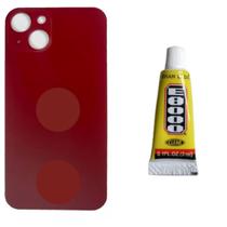 Tampa Traseira Para Ip 13 Vermelho Cola 3ml Tampa Traseira Para Ip 13 Vermelho Cola 3ml