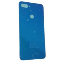 Tampa Traseira Para Mi 8 Lite Azul De Vidro + Lente Câmera