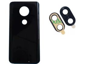 Tampa Traseira Para Moto G7 Play + Lente Câmera - inova
