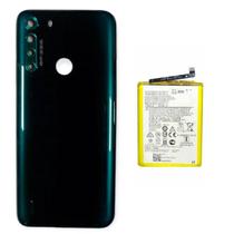 Tampa Traseira Para Moto One Fusion Verde + Bateria Jk50