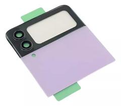 Tampa Traseira Superior Para Samsung Z Flip 4 Original Retirada - Roxo
