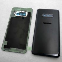 Tampa Traseira Vidro Compatível S10e G970 C/LENTE DA CÂMERA PRETA Tampa Traseira Vidro Compatível S10e G970 C/LENTE DA CÂMERA PRETA