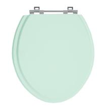 Tampa Vaso Conv Oval Verde 75 - Madeira MDF - Durável Tampa Vaso Conv Oval Verde 75 - Madeira MDF - Durável