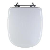 Tampa Vaso Sanitário Madeira Laqueada Sabatini Branco para bacia Icasa