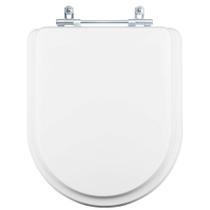 Tampa Vaso Sanitário Madeira Laqueada Smart Branco para bacia Celite Tampa Vaso Sanitário Madeira Laqueada Smart Branco para bacia Celite
